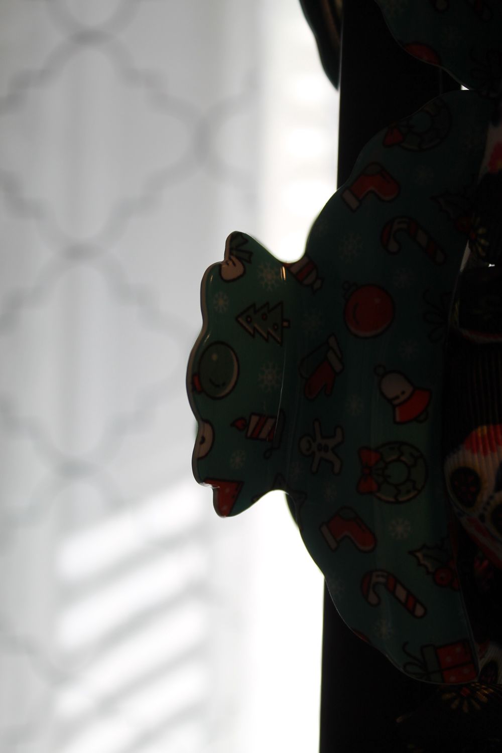 Christmas Hair Clip Blue