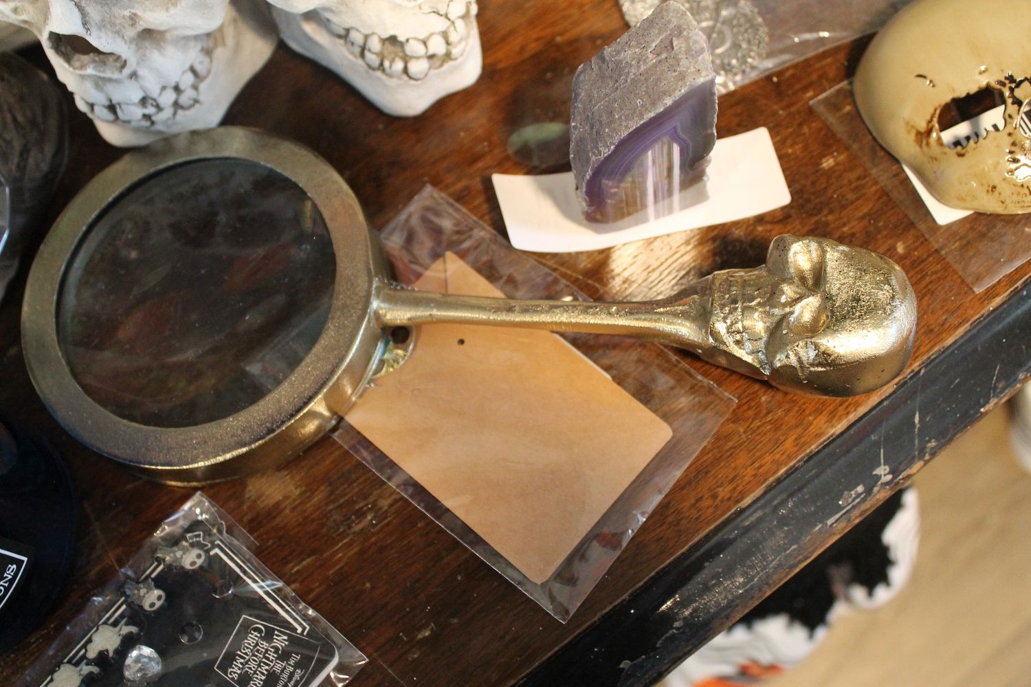 Skull Magnifier Glass