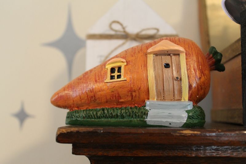 Carrot House Figurine