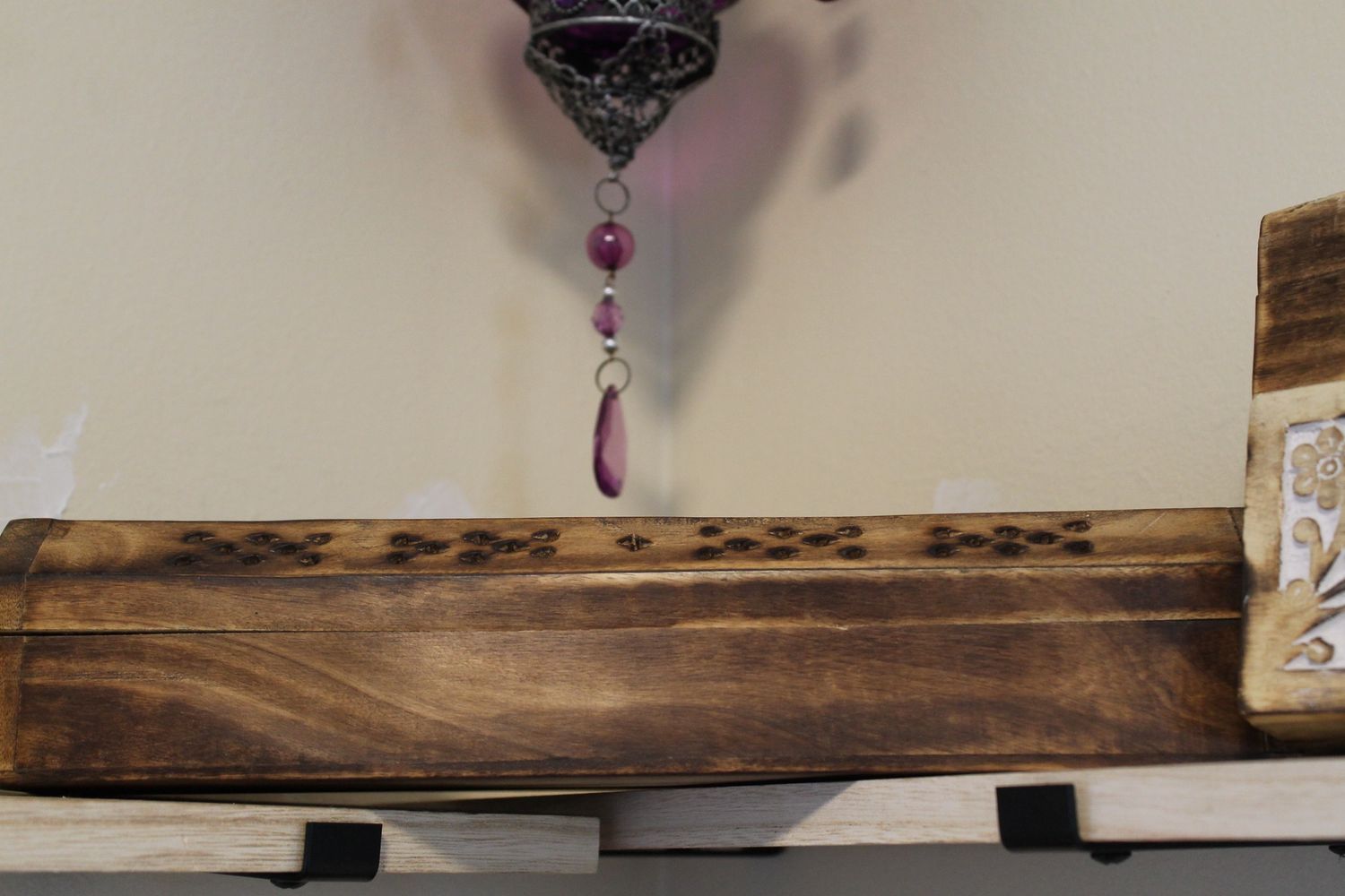 Incent Holder wooden with Holes