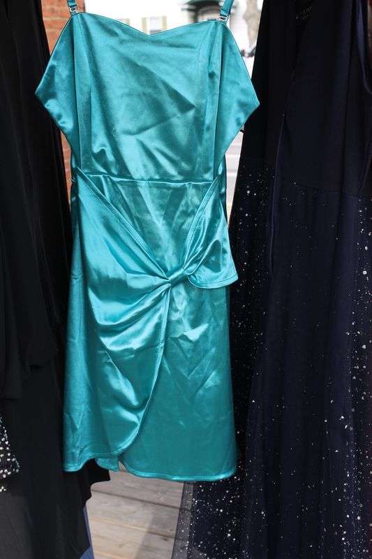 Hooklzo Teal Dress Size Small- Medium