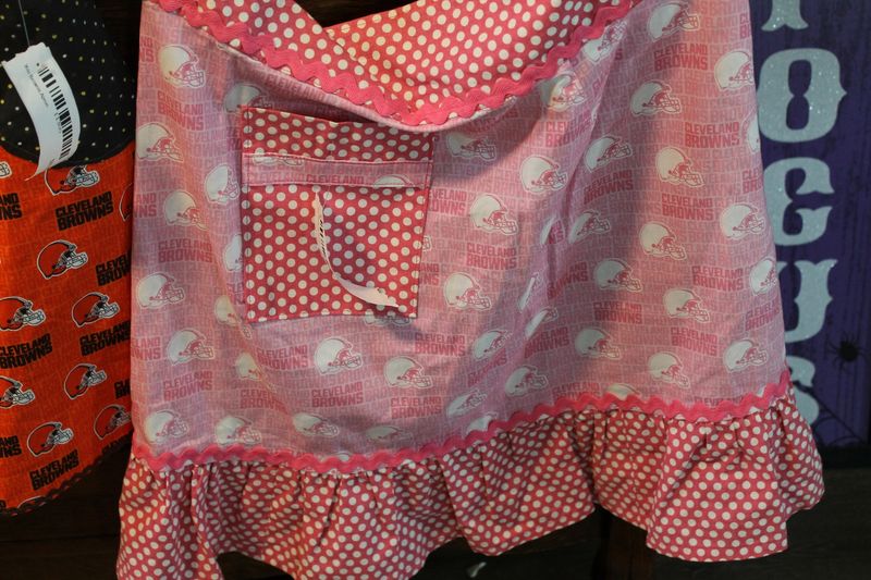 Pink Browns Apron