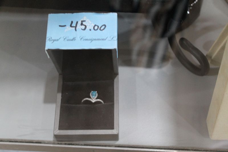 Blue Stone Ring Size 8