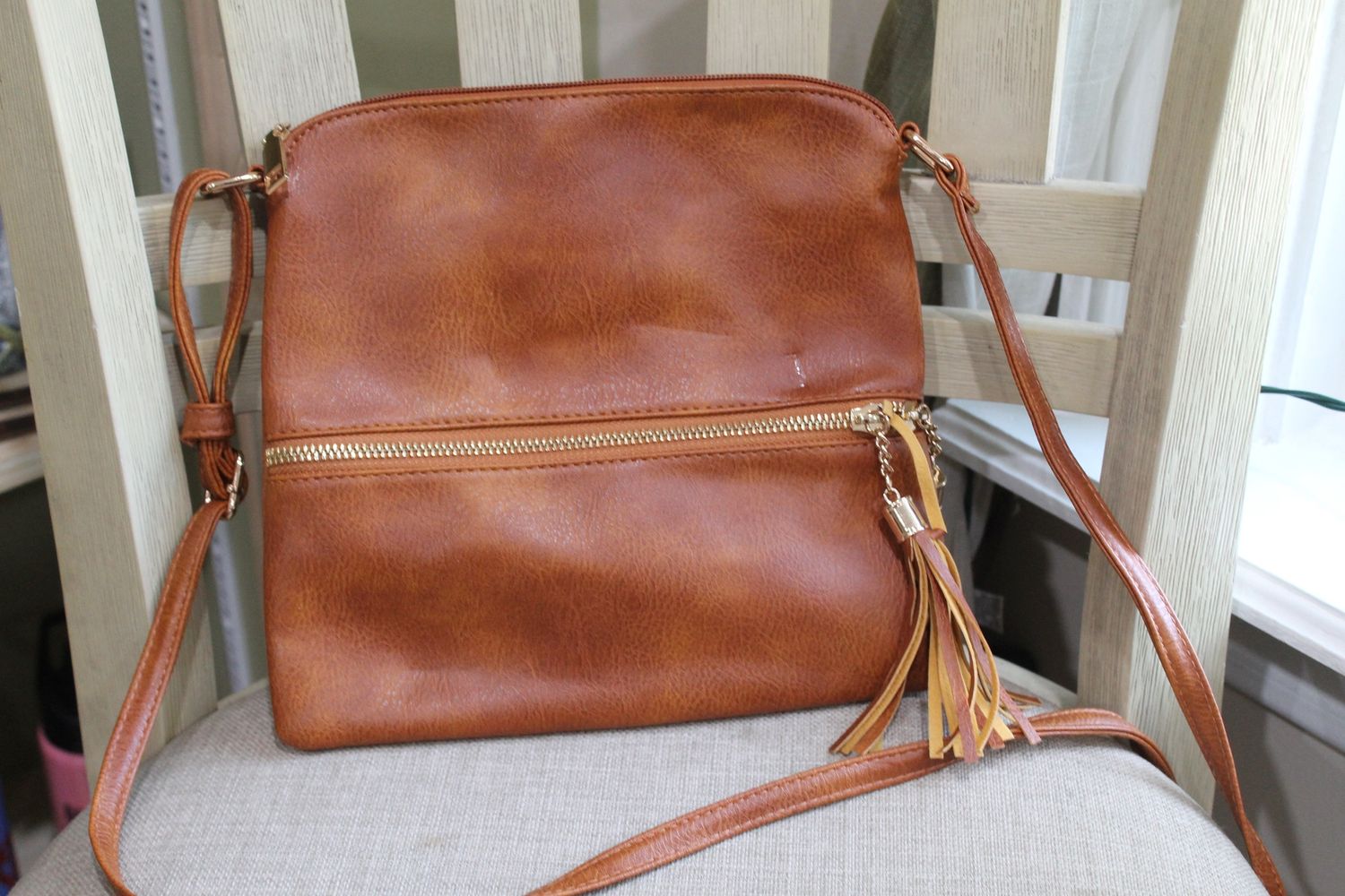 Brown handgun purse