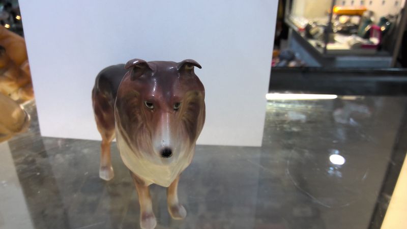Vintage. collie Dog Figurine