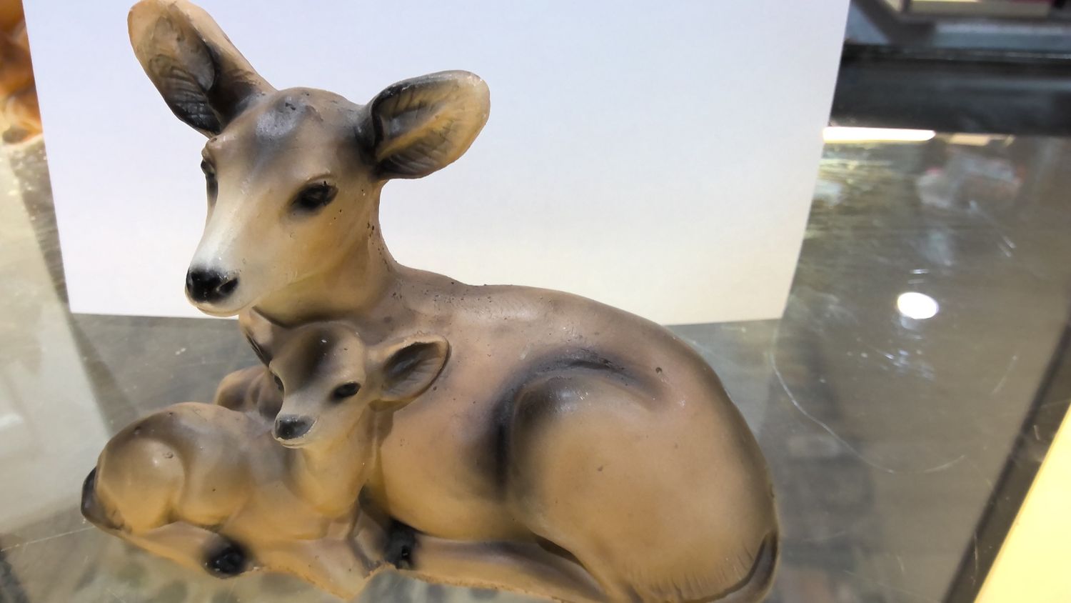 vintage Deer set mom and baby