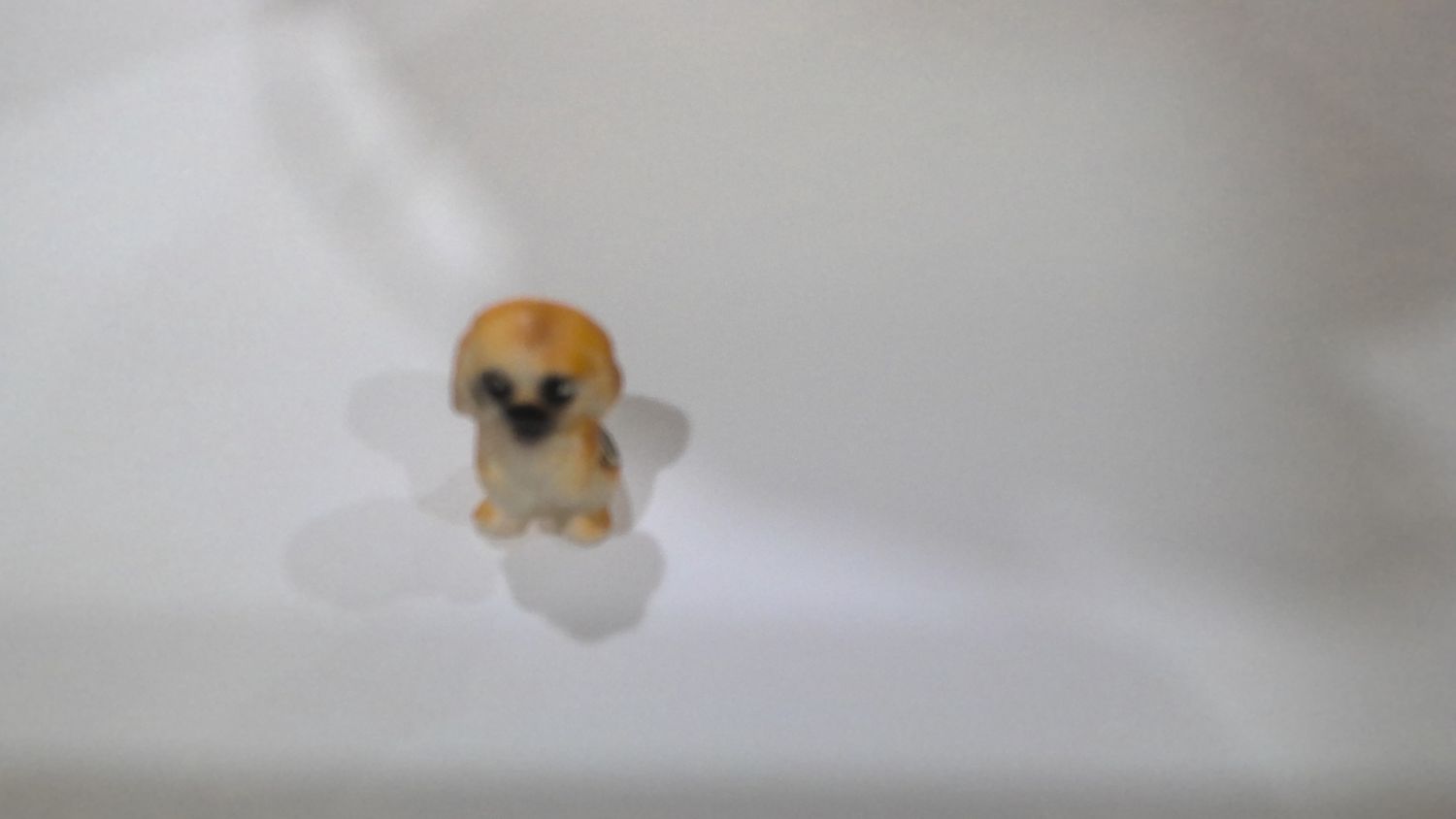 Vintage pug mini Dog figurine