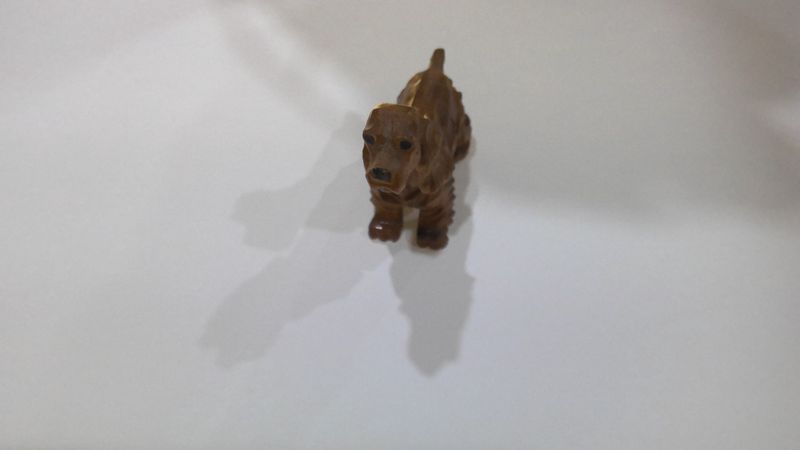 wooden antique Hand carved dog figure