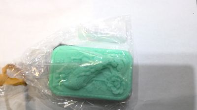 Peacock lemon grass soap