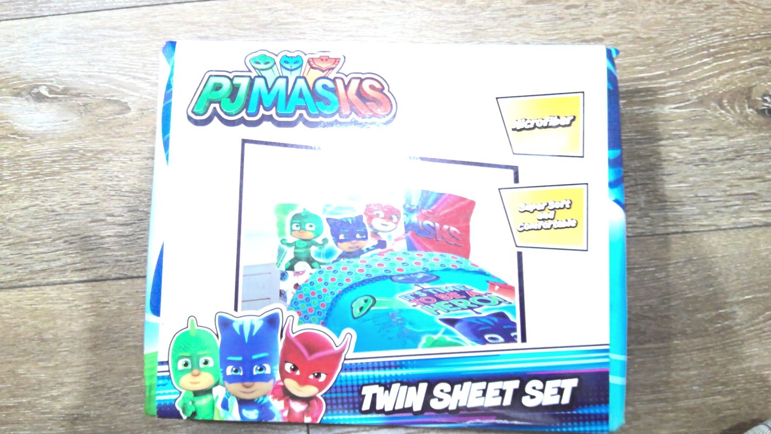 pj mask twin bed sheet set
