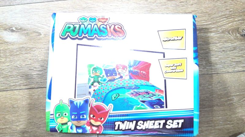 pj mask twin bed sheet set