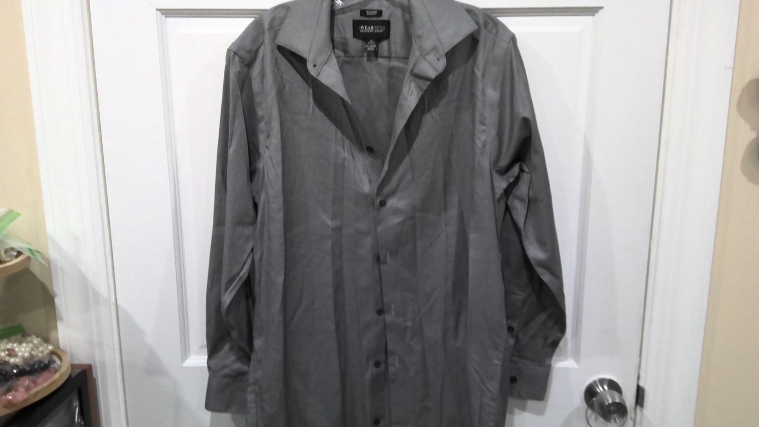 awearness Grey dress shirt size 16