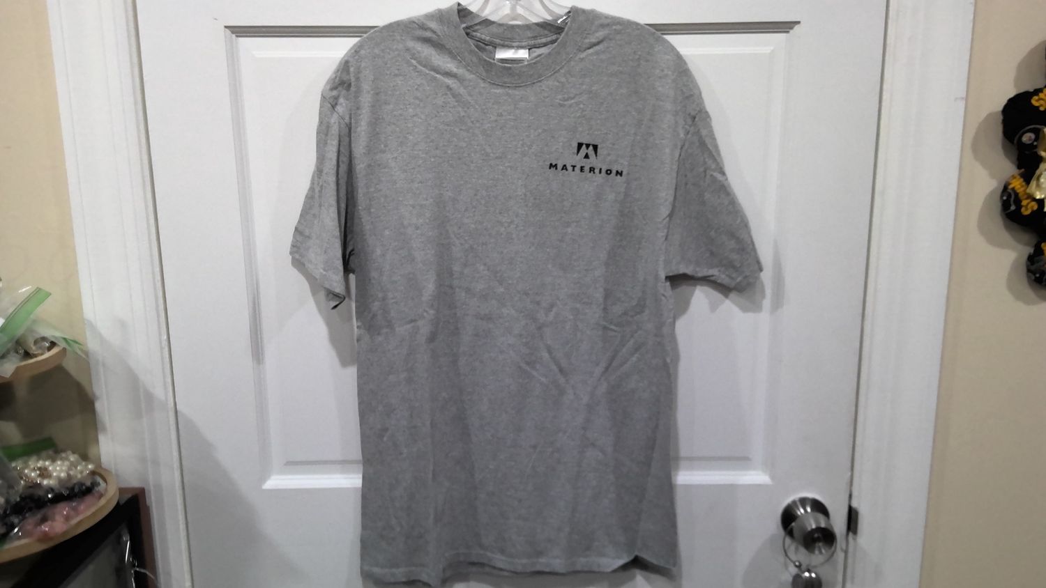 materion grey tshirt size large