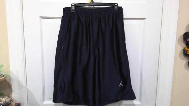 Jordan shorts navy blue and black size med