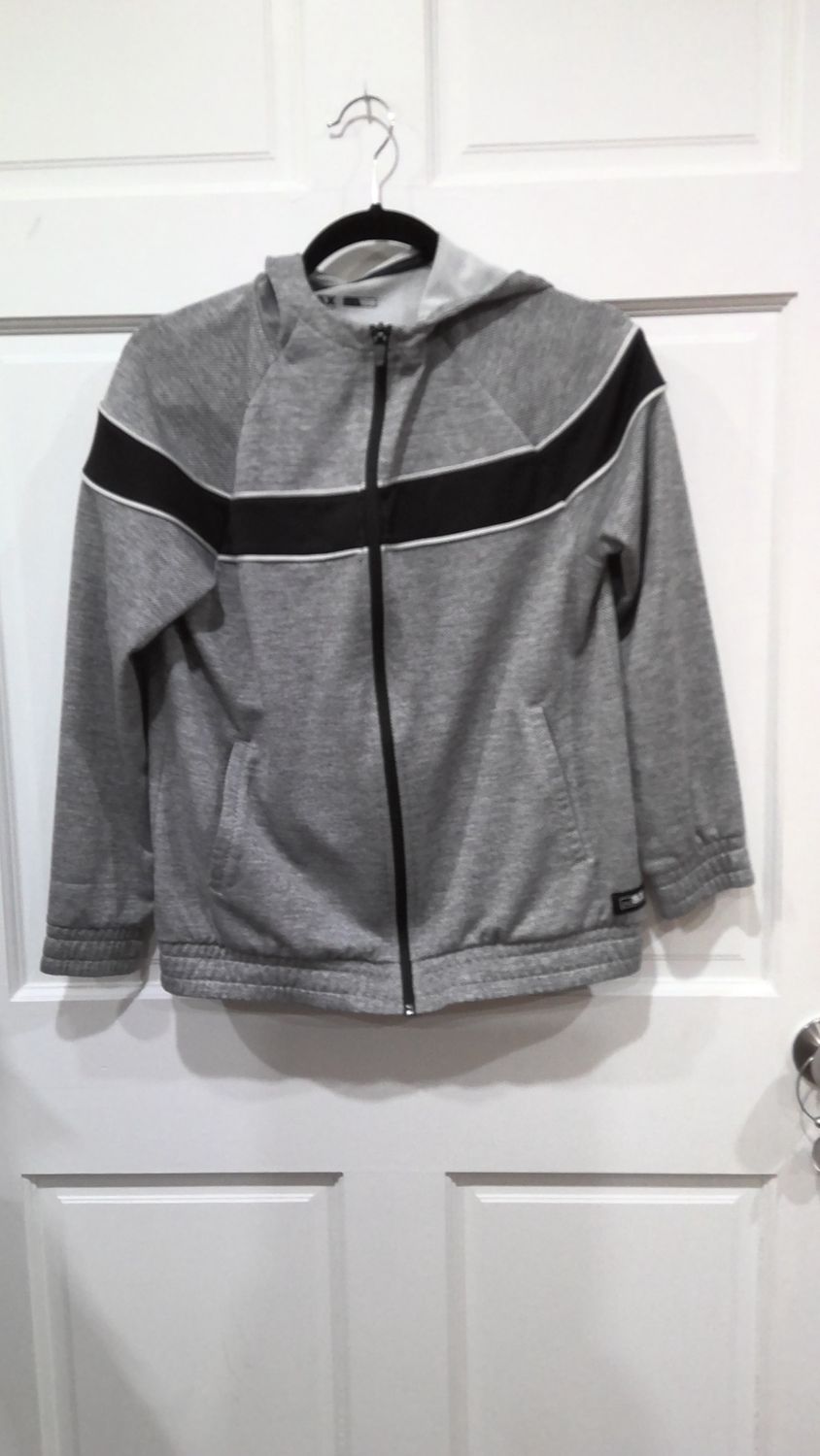 msx Grey zip up large