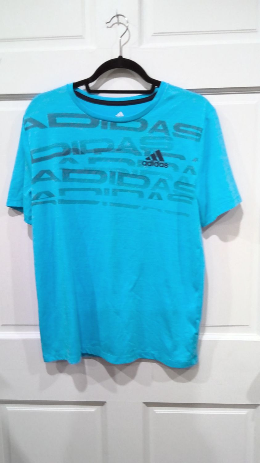 adidas blue tshirt xl