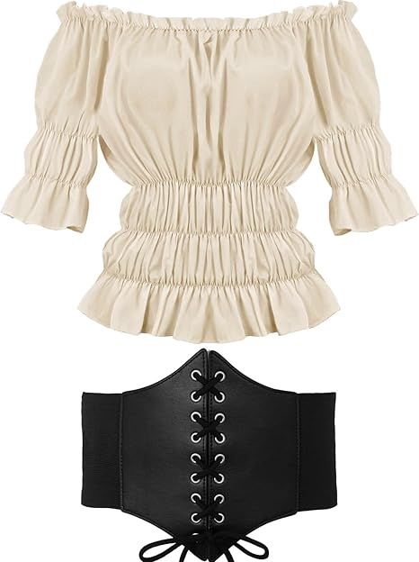 Booson Women&#39;s Renaissance Blouse - Size Medium