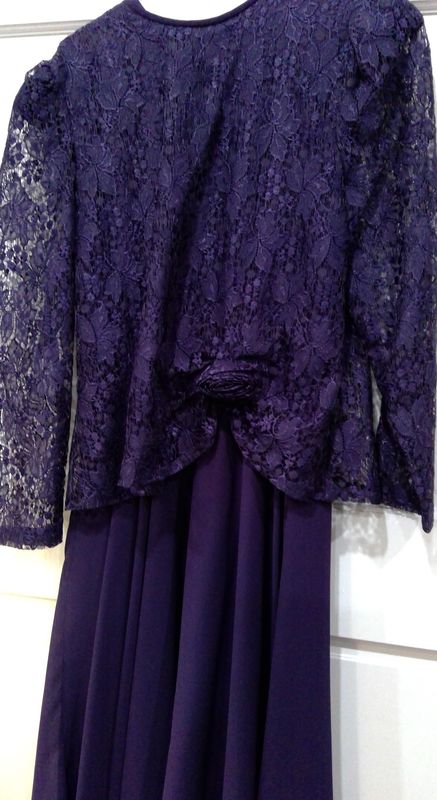 In the mood  formal dress size 12 purple