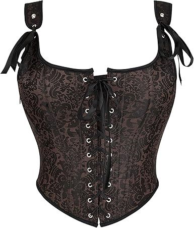 Alivila Women&#39;s Renaissance Dark Brown Coreset Size 4XL