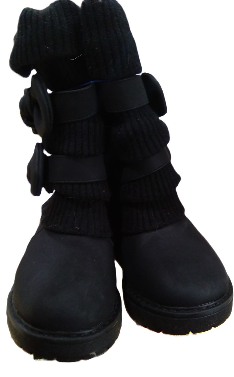 Dream Paris Black boots with Bows size 8