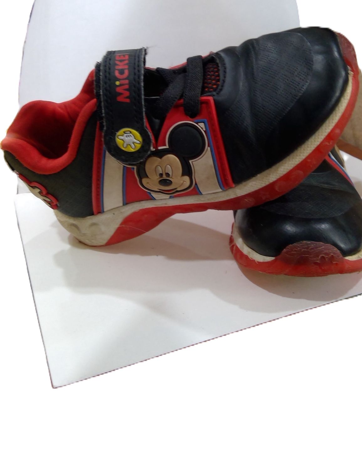 Mickey mouse sneakers boys  size 12