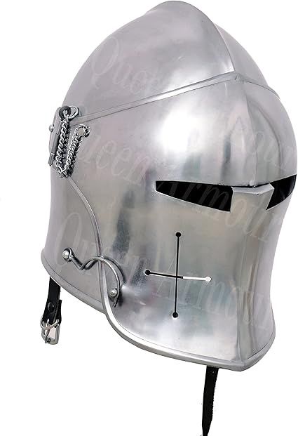 Medieval Visored Knights Templar Crusader Armor