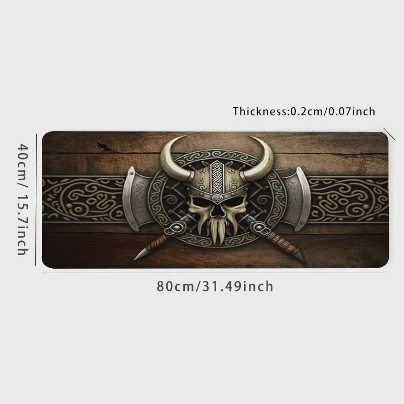 X L Medieval Viking Style Desk Accessories Large Gaming Mouse Pads