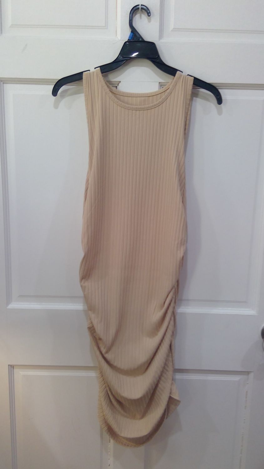 Teen Dress Beige Size 2XL