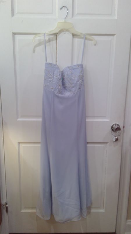 Custom Made Iris Dress And Cover Size 10 Elegant