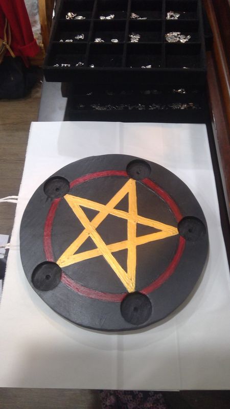Wooden Alter Piece Pentagram