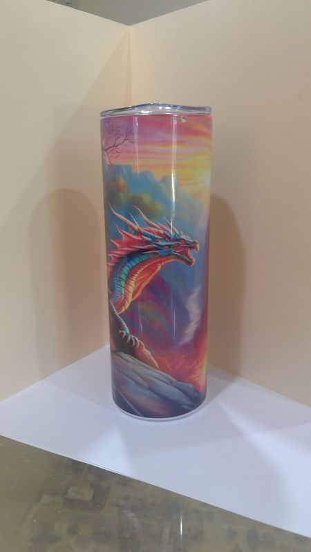 Dragon On Mountain Tumbler