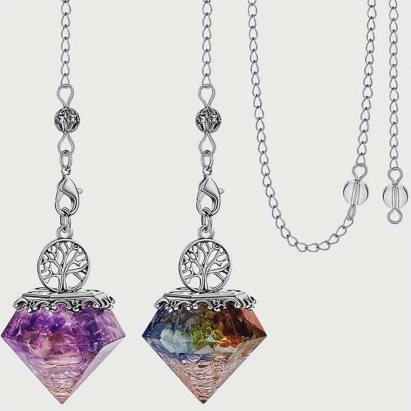 Chakra Crystal Pendulums for Divination
