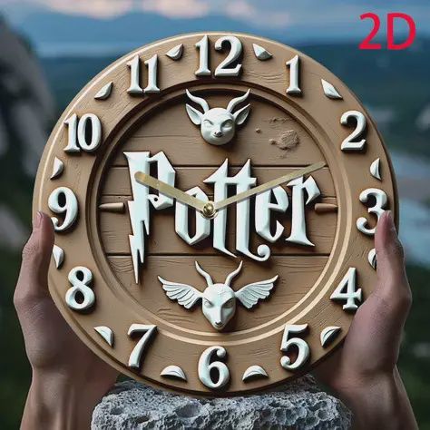 We Might Not Have Everything in Place, Potter, 8-Inch Clock