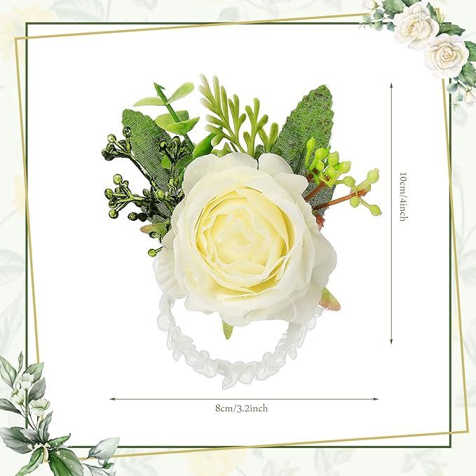 White Rose Wrist Corsage