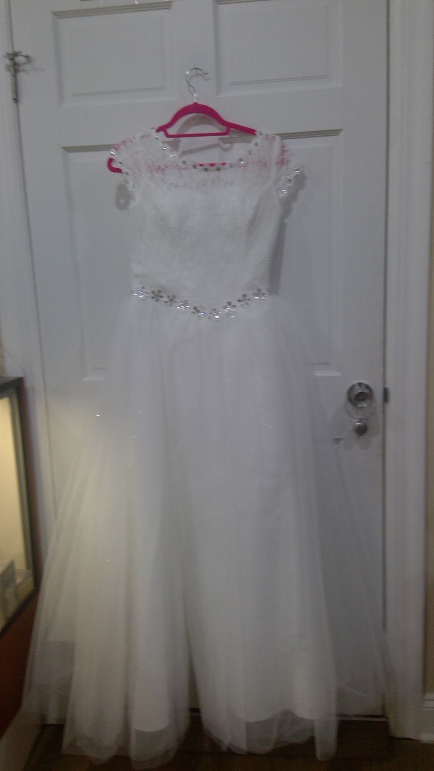 Eyekepper Double Shoulder Wedding Dress