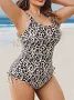 YONO\IQUE Leopard Print  swimsuit size Med