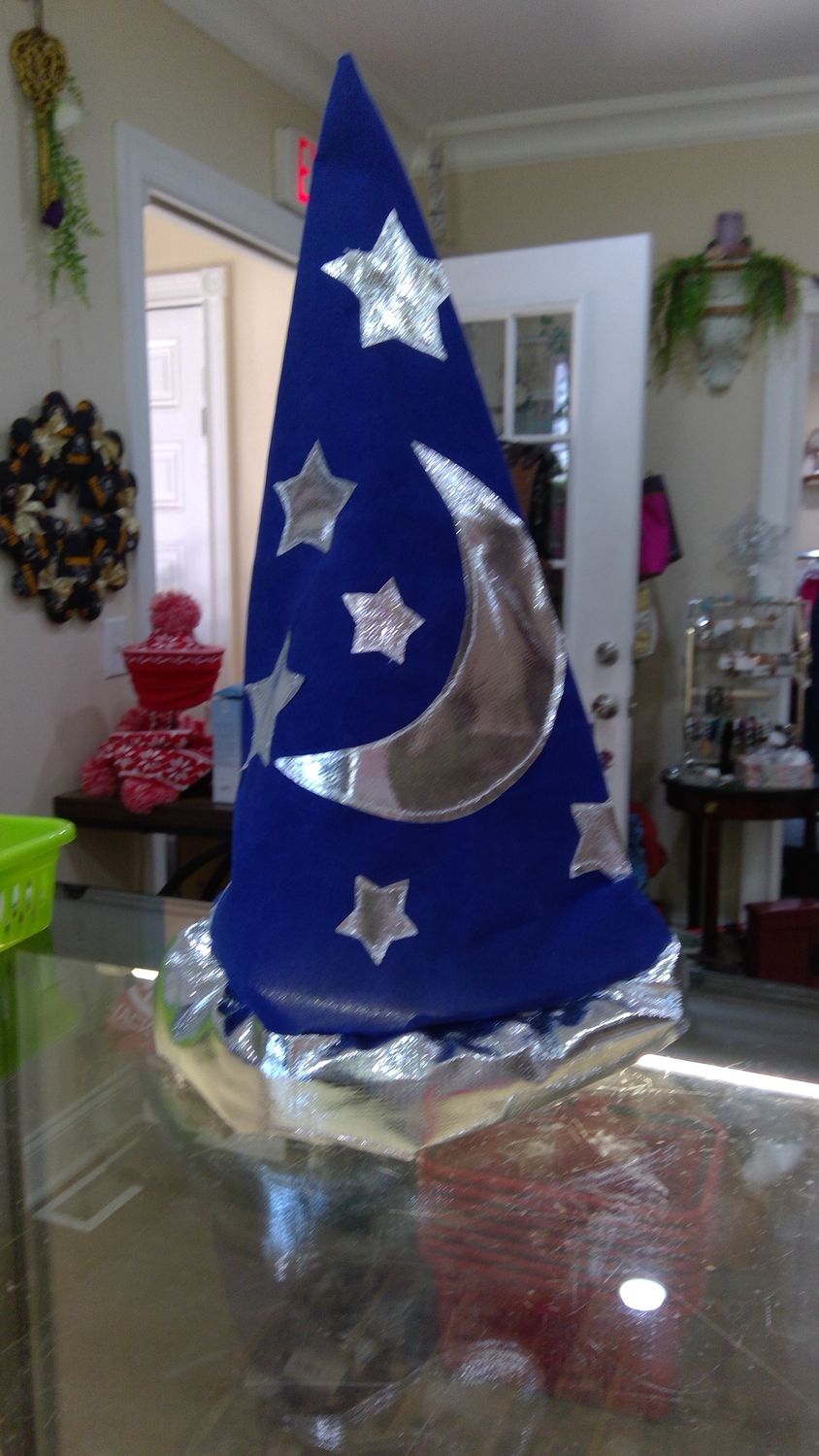 Wizard Hat with Star and Moon