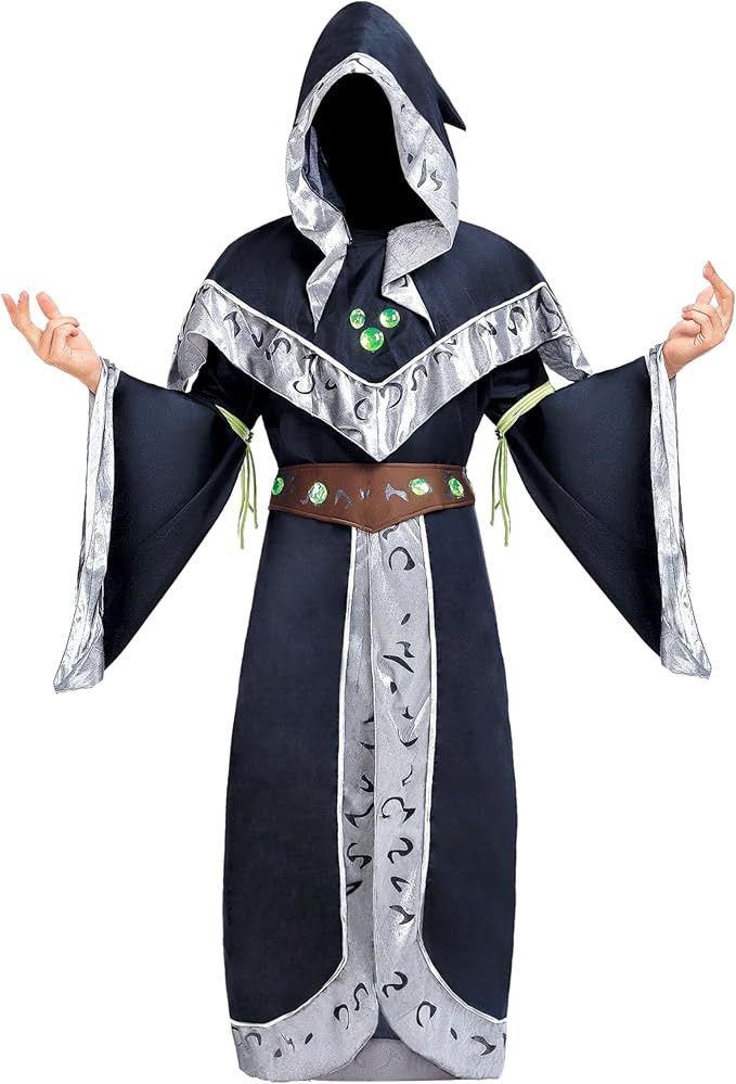 Mystical Dark Sorcerer/Warlock  Costume - Medium