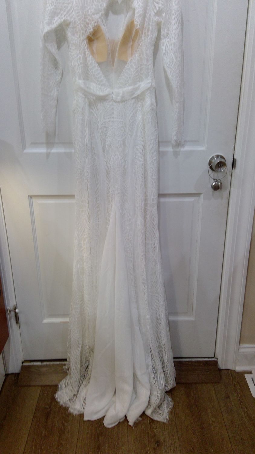 Sorayan Mermaid Wedding Dress Size Small