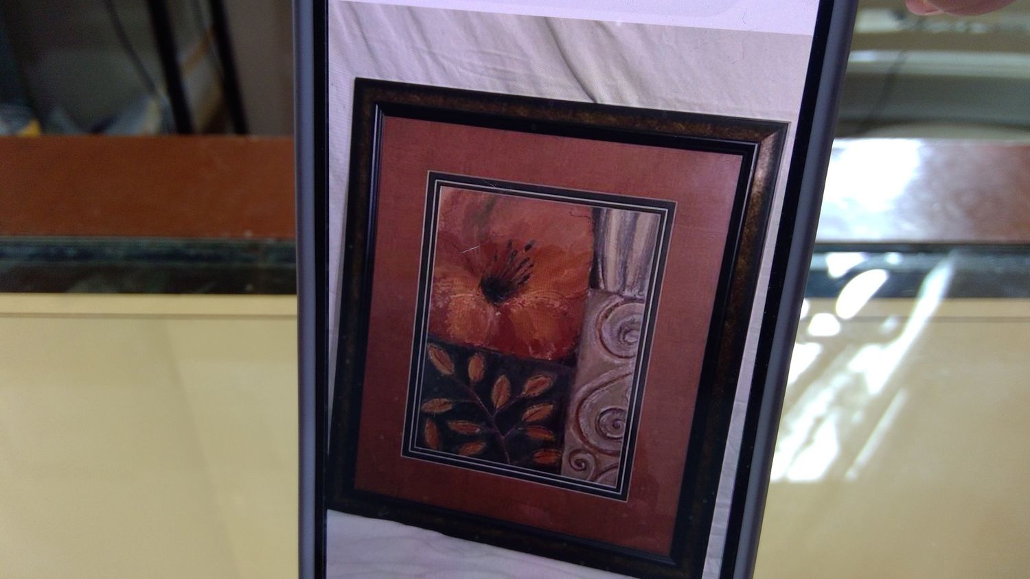 Wall Art Orange Burst