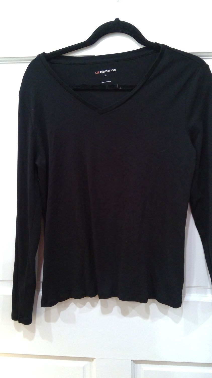 Liz Claiborne Black Long Sleeve  Size xl