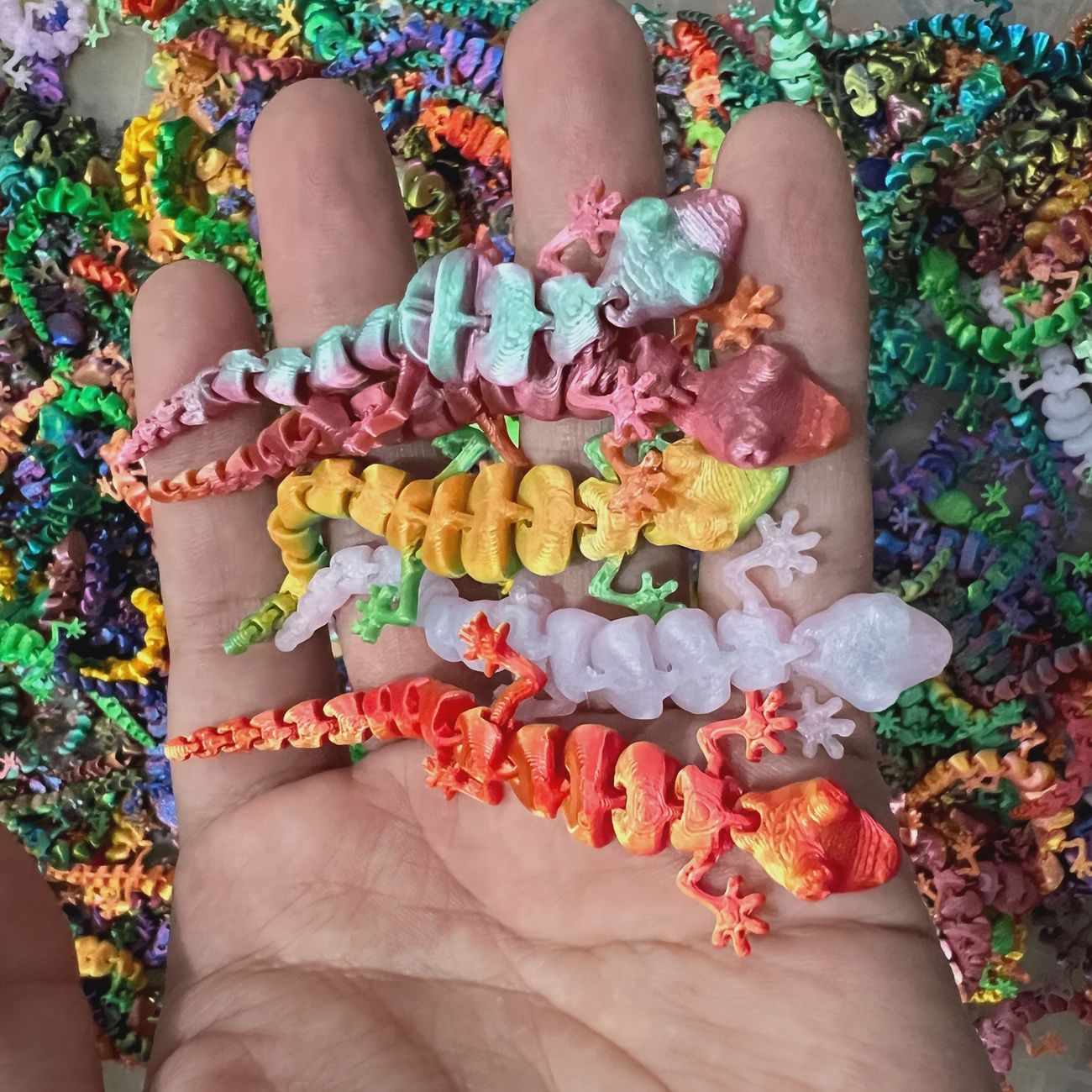3 D Small Geckos