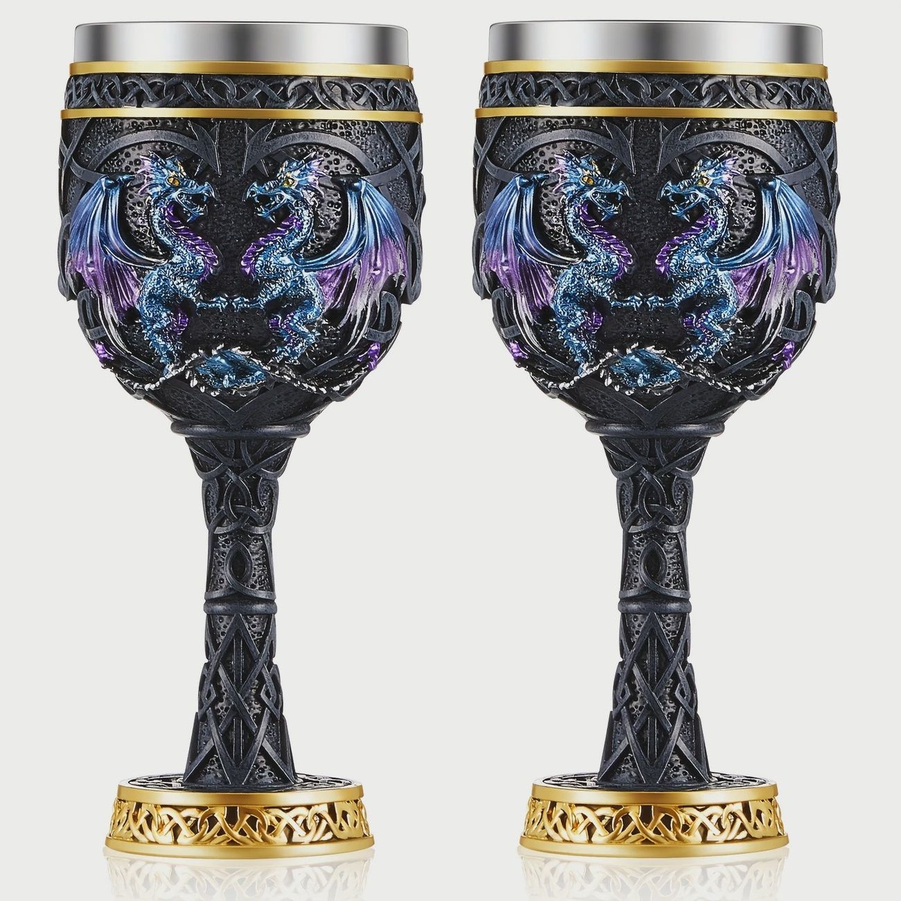Goblets Dragon Wine Goblet Chalice Goblet set