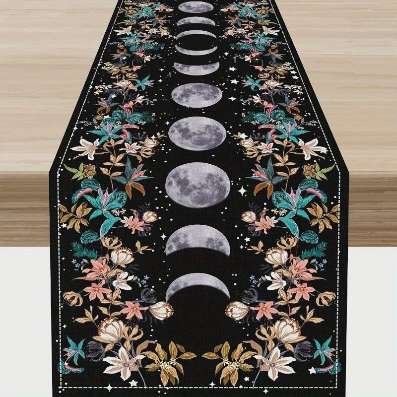 Floral Moon Table Runner