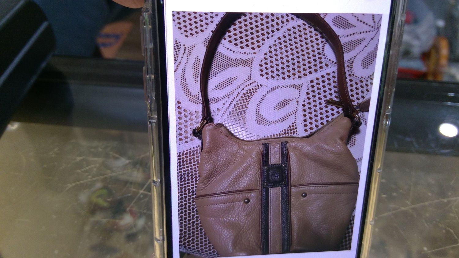 Stone Mountain Splendor Brown Purse