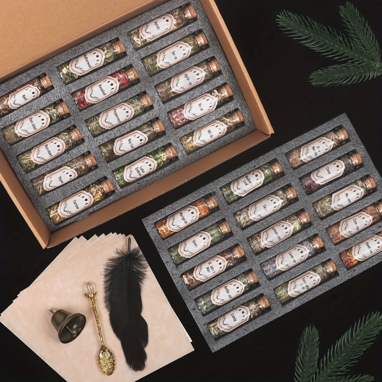 43pcs Herbs And Flowers Sachet Supplies Kit