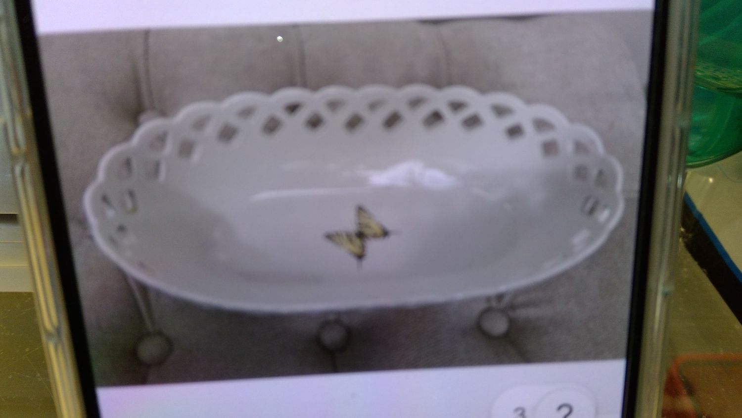 Lenox Butterfly Meadow Porcelain Breadbasket