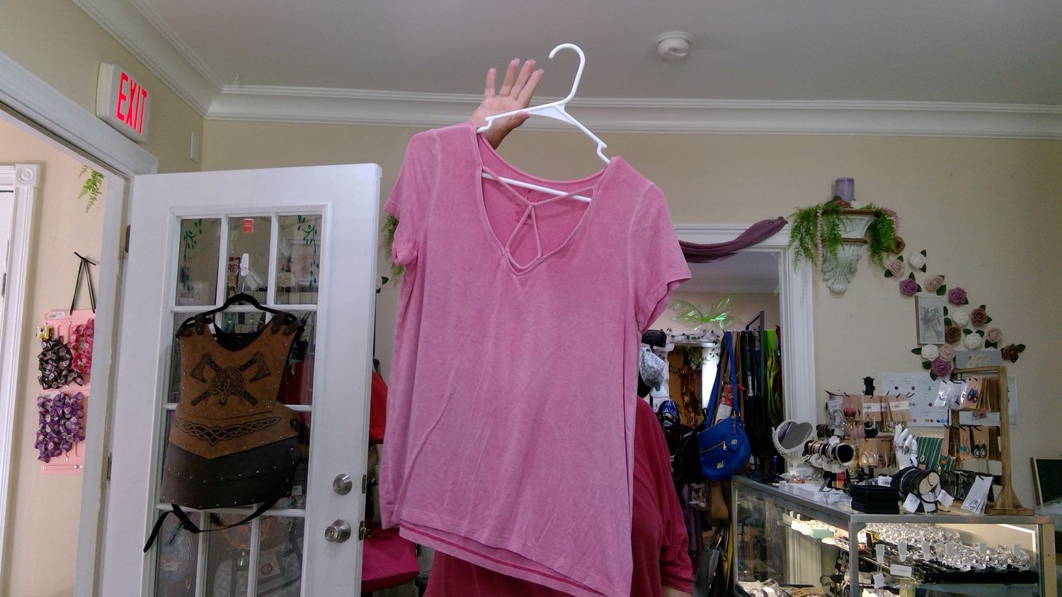 Soft and sexy pink shirt  eagle outfitters  size med