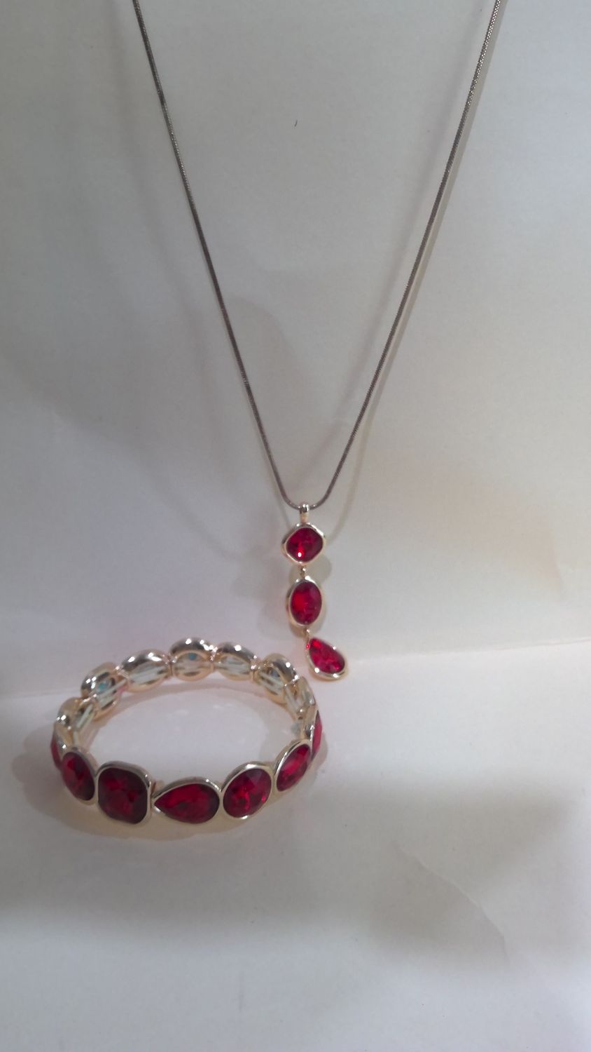 rugby  necklace and bracelet set