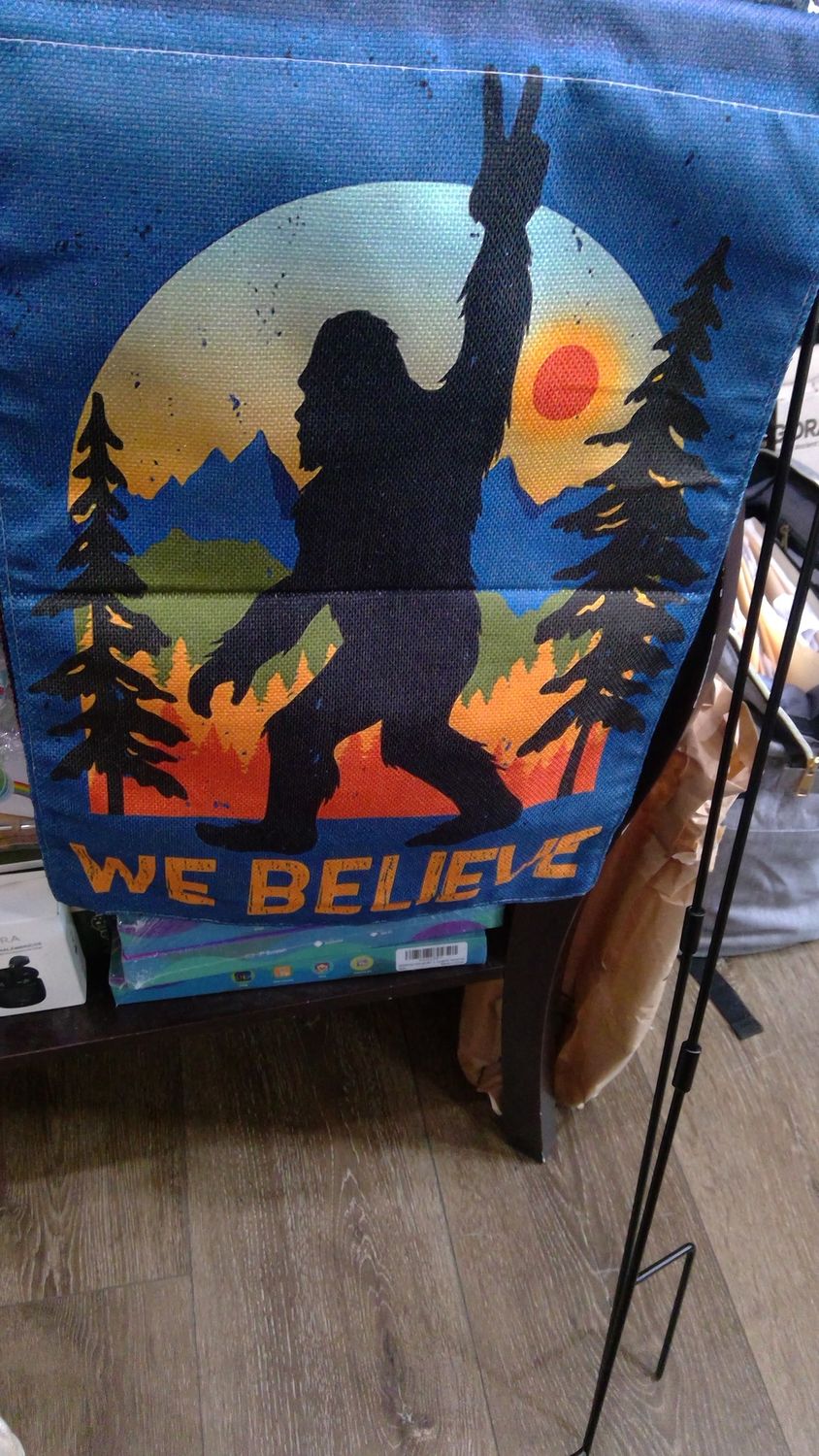 Big Foot Flag And Pole We Believe